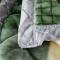 91家纺网 家纺一手货源 找家纺 绒朵   2022新款拉舍尔加厚保暖毛毯 格调生活-翡翠绿