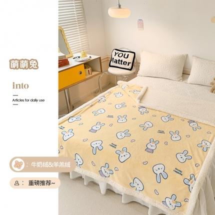 91家纺网 家纺一手货源 找家纺 （总）澳萝拉 2022新款牛奶绒羊羔绒毛毯