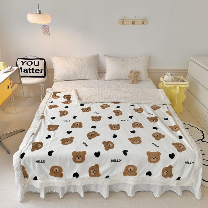 91家纺网 家纺一手货源 找家纺 （总）澳萝拉 2022新款牛奶绒羊羔绒毛毯