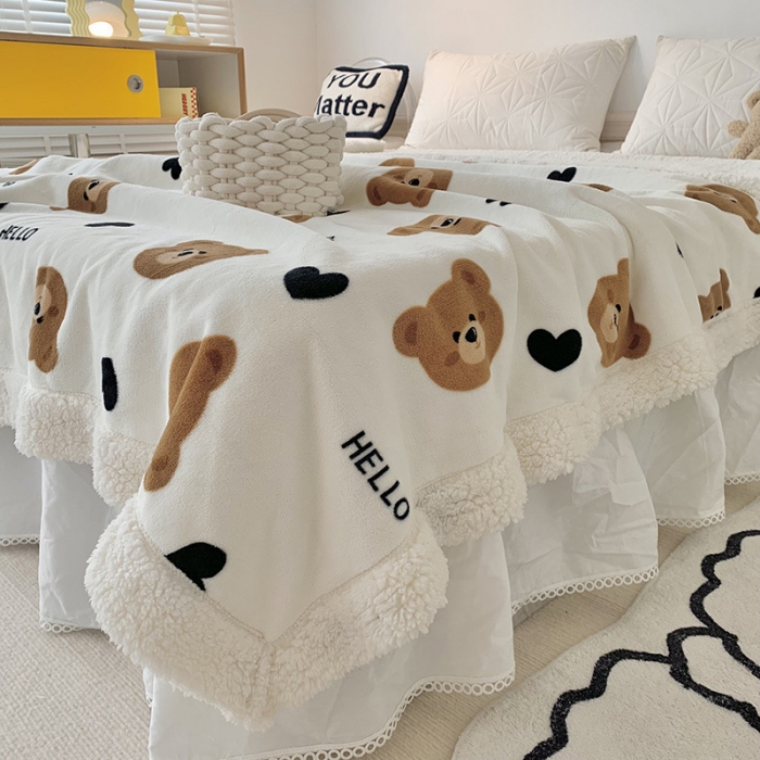 91家纺网 家纺一手货源 找家纺 （总）澳萝拉 2022新款牛奶绒羊羔绒毛毯