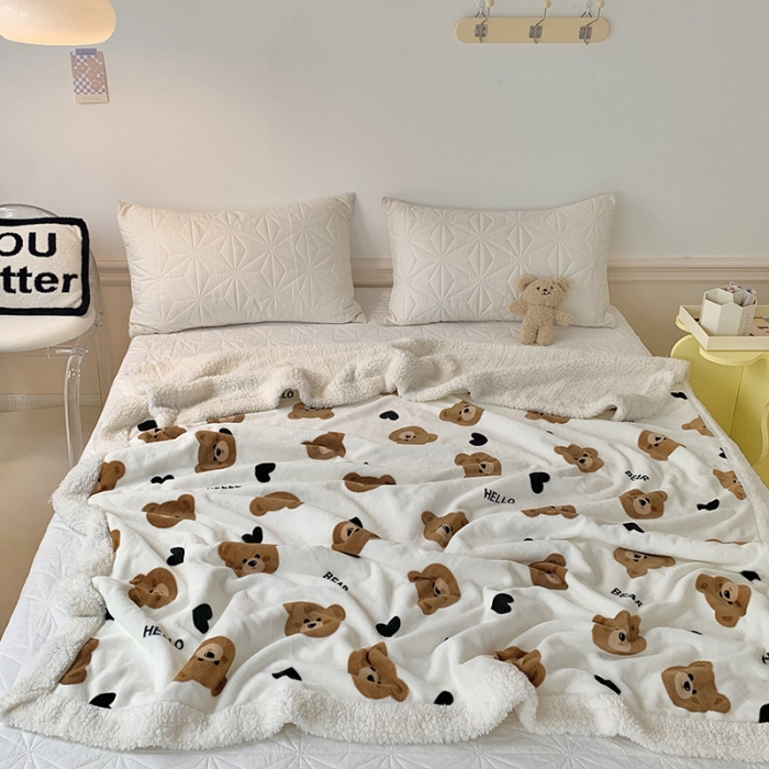 91家纺网 家纺一手货源 找家纺 （总）澳萝拉 2022新款牛奶绒羊羔绒毛毯