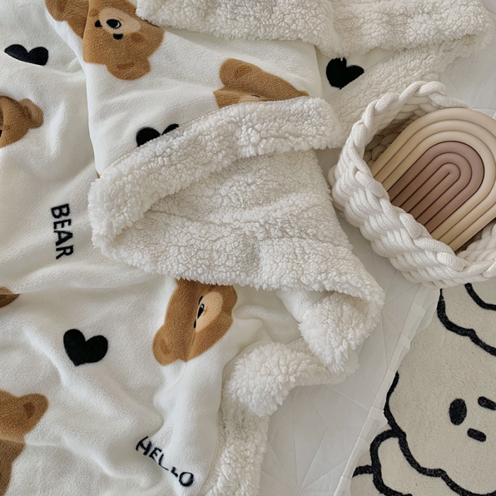 91家纺网 家纺一手货源 找家纺 （总）澳萝拉 2022新款牛奶绒羊羔绒毛毯