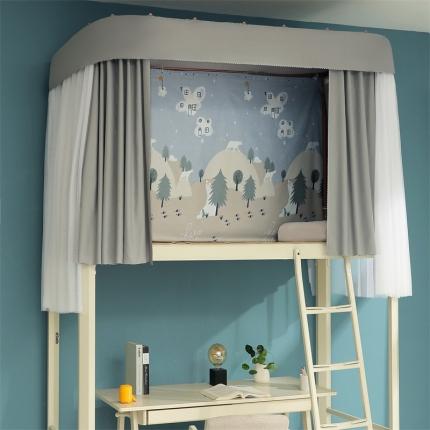 91家纺网 家纺一手货源 找家纺 总 飞轮海新款U型双轨道双皮条伸缩床帘学蚊帐XD-2-送风扇杆