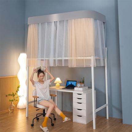 91家纺网 家纺一手货源 找家纺 总 飞轮海新款U型双轨道双皮条伸缩床帘学蚊帐XD-7