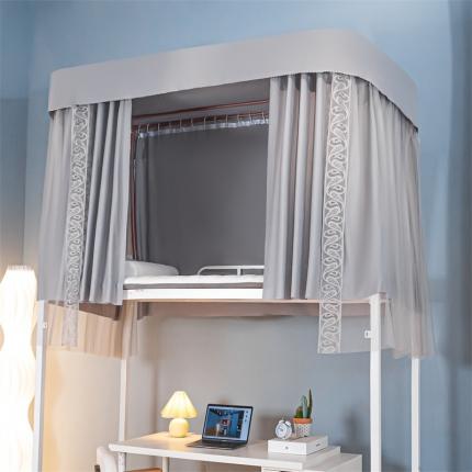 91家纺网 家纺一手货源 找家纺 总 飞轮海新款U型双轨道双皮条伸缩床帘学蚊帐XD-8