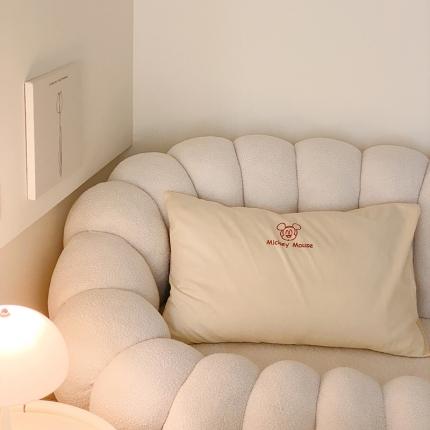 91家纺网 家纺一手货源 找家纺 （总）免费授权迪士尼儿童枕套卡通刺绣纯棉枕头套全棉宝宝枕绣花