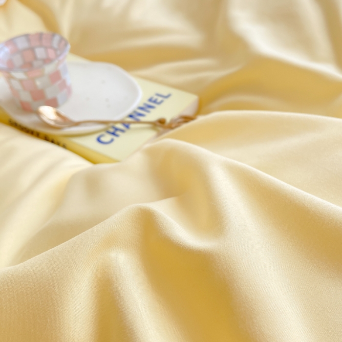 91家纺网 家纺一手货源 找家纺 易禾 2022新款水洗亲肤棉毛巾绣草莓兔四件套草莓兔-黄