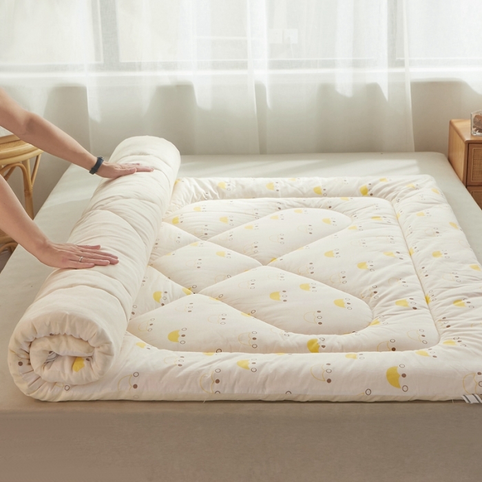 91家纺网 家纺一手货源 找家纺 （总）鹿辉 2022新款全棉A类棉花床垫床褥子