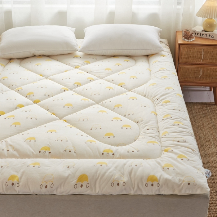 91家纺网 家纺一手货源 找家纺 鹿辉 2022新款全棉A类棉花床垫床褥子 小皇冠