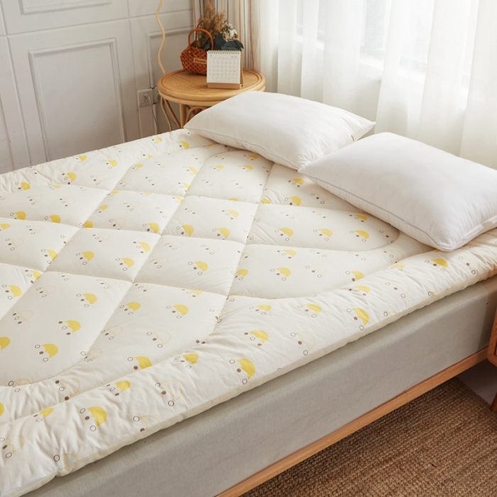 91家纺网 家纺一手货源 找家纺 鹿辉 2022新款全棉A类棉花床垫床褥子 小皇冠