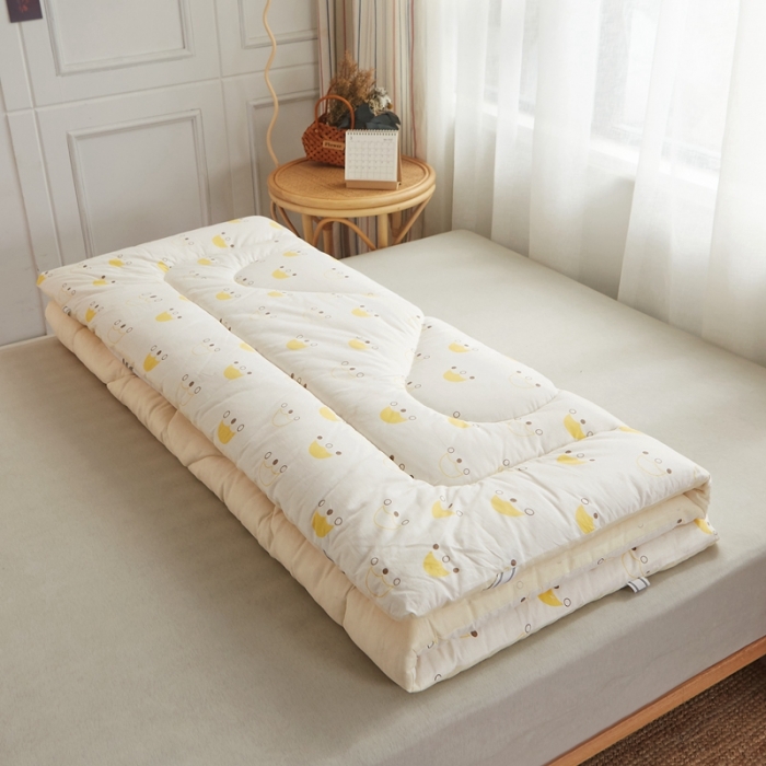 91家纺网 家纺一手货源 找家纺 鹿辉 2022新款全棉A类棉花床垫床褥子 小皇冠