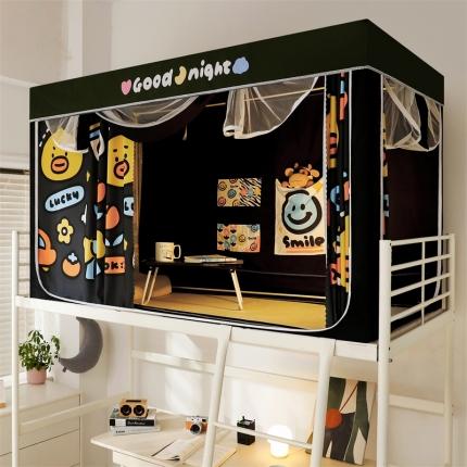 91家纺网 家纺一手货源 找家纺 新太阳 2022新款学生宿舍遮光蚊帐 小黄鸭