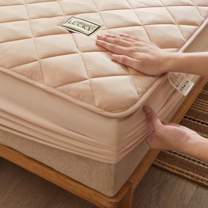 91家纺网 家纺一手货源 找家纺 总芬晴2023款A类母婴级抗菌防螨水洗棉夹棉床笠