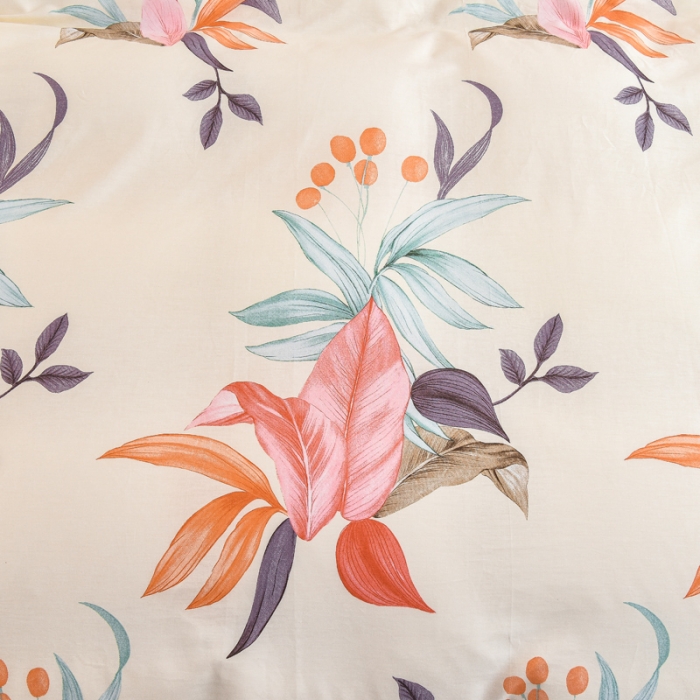 91家纺网 家纺一手货源 找家纺 琪琪阁家纺 2022新款全棉加牛奶绒系列单被套 红颜