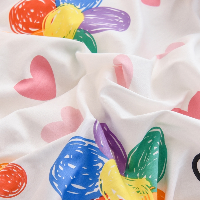 91家纺网 家纺一手货源 找家纺 琪琪阁家纺 2022新款全棉加牛奶绒系列单被套 手绘浪漫