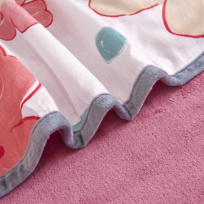 91家纺网 家纺一手货源 找家纺 琪琪阁家纺 2022新款全棉加牛奶绒系列四件套 解语花