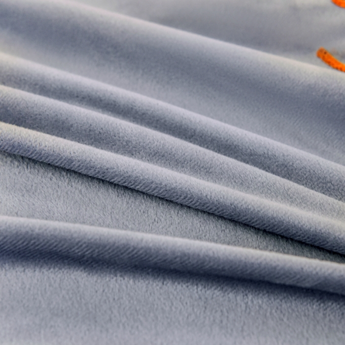 91家纺网 家纺一手货源 找家纺 唐人居 2025新款宝宝绒毛巾绣花边四件套-蒲公英之恋-灰