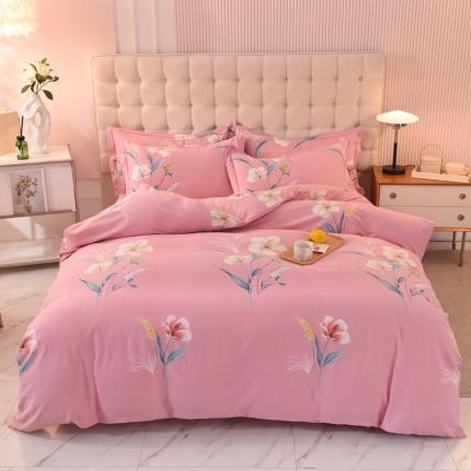 91家纺网 家纺一手货源 找家纺 总 巧玲珑 2025新款铂金生态棉四件套