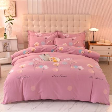 91家纺网 家纺一手货源 找家纺 总 巧玲珑 2025新款铂金生态棉四件套