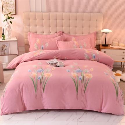 91家纺网 家纺一手货源 找家纺 总 巧玲珑 2025新款铂金生态棉四件套