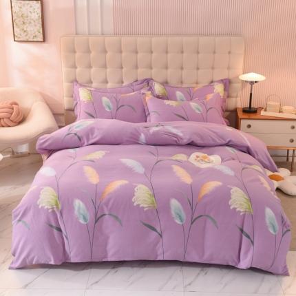 91家纺网 家纺一手货源 找家纺 总 巧玲珑 2025新款铂金生态棉四件套