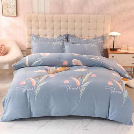 91家纺网 家纺一手货源 找家纺 总 巧玲珑 2025新款铂金生态棉四件套