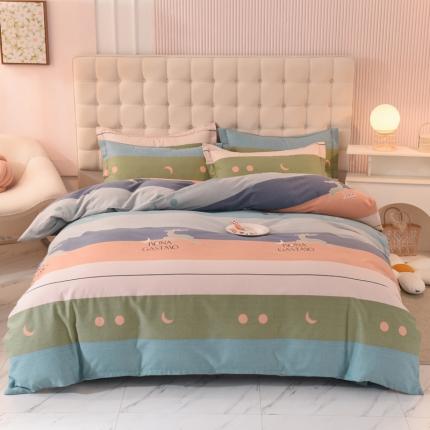 91家纺网 家纺一手货源 找家纺 总 巧玲珑 2025新款铂金生态棉四件套