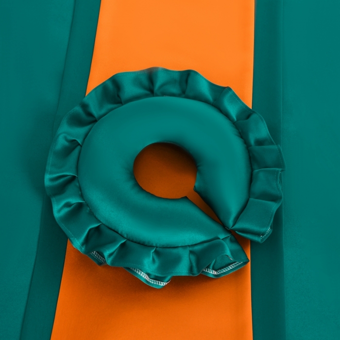 91家纺网 家纺一手货源 找家纺 莉人坊美容床罩批发 2023绸缎角花美容床罩四件套 角花黛绿