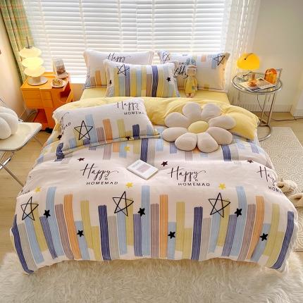 91家纺网 家纺一手货源 找家纺 (总) 卡普家居2025新款加厚保暖牛奶绒系列--单品被套