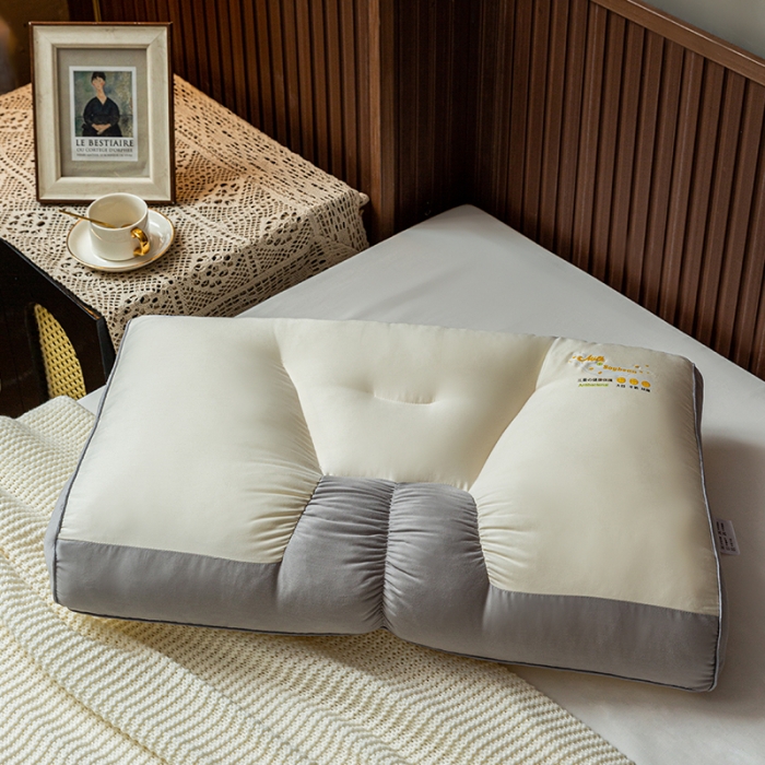 91家纺网 家纺一手货源 找家纺 多点家居  2022新款牛豆豆枕 灰