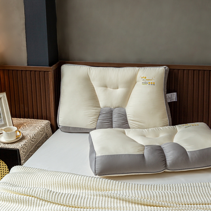 91家纺网 家纺一手货源 找家纺 多点家居  2022新款牛豆豆枕 灰