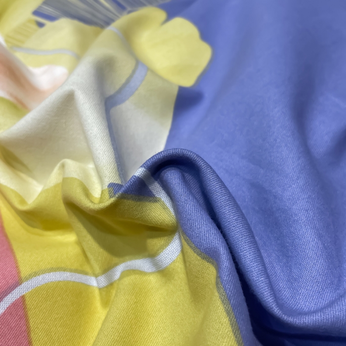 91家纺网 家纺一手货源 找家纺 金爱家2023新款大版磨毛四件套花卉系列贝瑶-粉