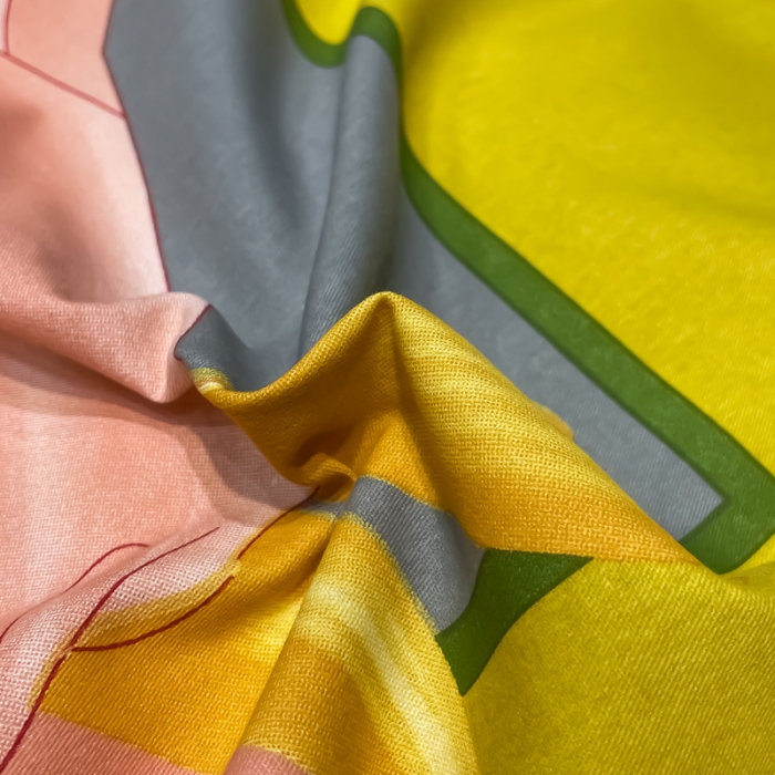 91家纺网 家纺一手货源 找家纺 金爱家2023新款大版磨毛四件套花卉系列曼妙时光-黄