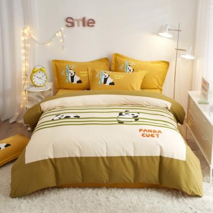 91家纺网 家纺一手货源 找家纺 （总）金纱玉纺2022新款全棉生态大版磨毛四件套