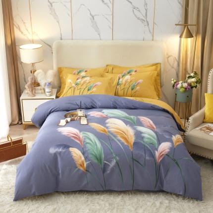 91家纺网 家纺一手货源 找家纺 （总）金纱玉纺2022新款全棉生态大版磨毛四件套