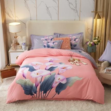 91家纺网 家纺一手货源 找家纺 （总）金纱玉纺2022新款全棉生态大版磨毛四件套