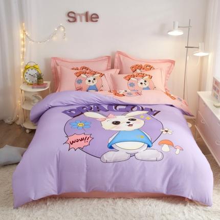 91家纺网 家纺一手货源 找家纺 （总）金纱玉纺2022新款全棉生态大版磨毛四件套