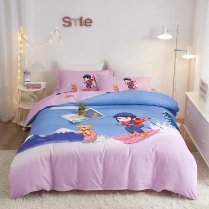 91家纺网 家纺一手货源 找家纺 （总）金纱玉纺2022新款全棉生态大版磨毛四件套