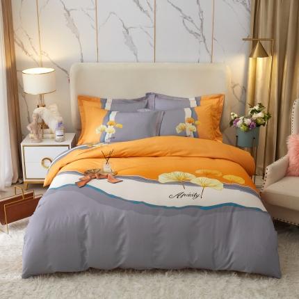 91家纺网 家纺一手货源 找家纺 （总）金纱玉纺2022新款全棉生态大版磨毛四件套