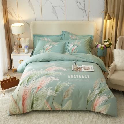 金纱玉纺2022新款全棉生态大版磨毛四件套知南-兰