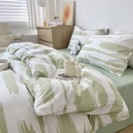 91家纺网 家纺一手货源 找家纺 （总）梦家居 2022新款小清新系列全棉四件套