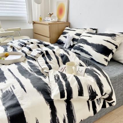 91家纺网 家纺一手货源 找家纺 （总）梦家居 2022新款小清新系列全棉四件套