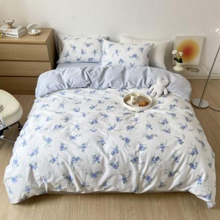 91家纺网 家纺一手货源 找家纺 （总）梦家居 2022新款小清新系列全棉单被套