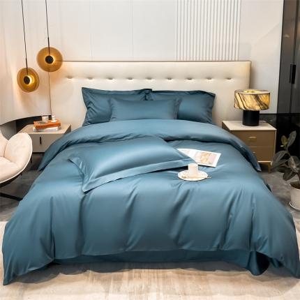 91家纺网 家纺一手货源 找家纺 （总）凯磊 2022新款纯棉梦曼纯色四件套