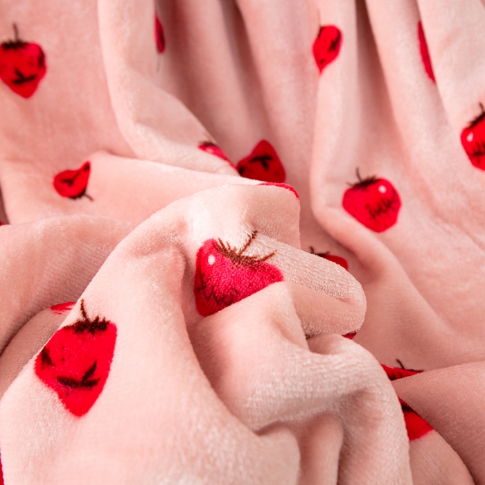 91家纺网 家纺一手货源 找家纺 来菲毛毯2025新款北极绒复合毯加收双层羊羔绒印花毯子柏瑞