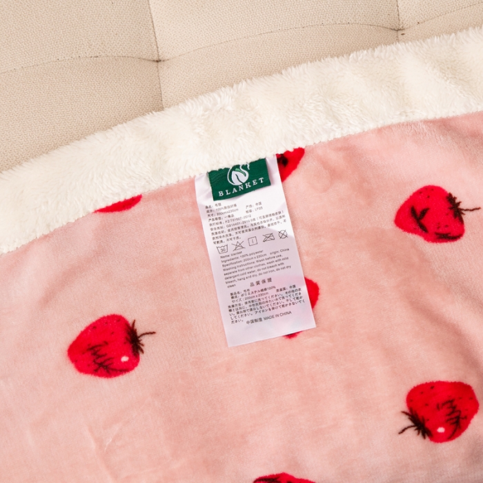 91家纺网 家纺一手货源 找家纺 来菲毛毯2025新款北极绒复合毯加收双层羊羔绒印花毯子柏瑞