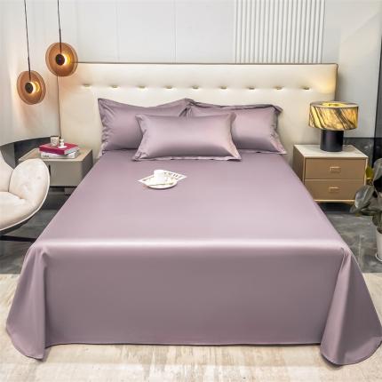 凯磊 2022新款纯棉梦曼纯色单品床单 迷迭紫