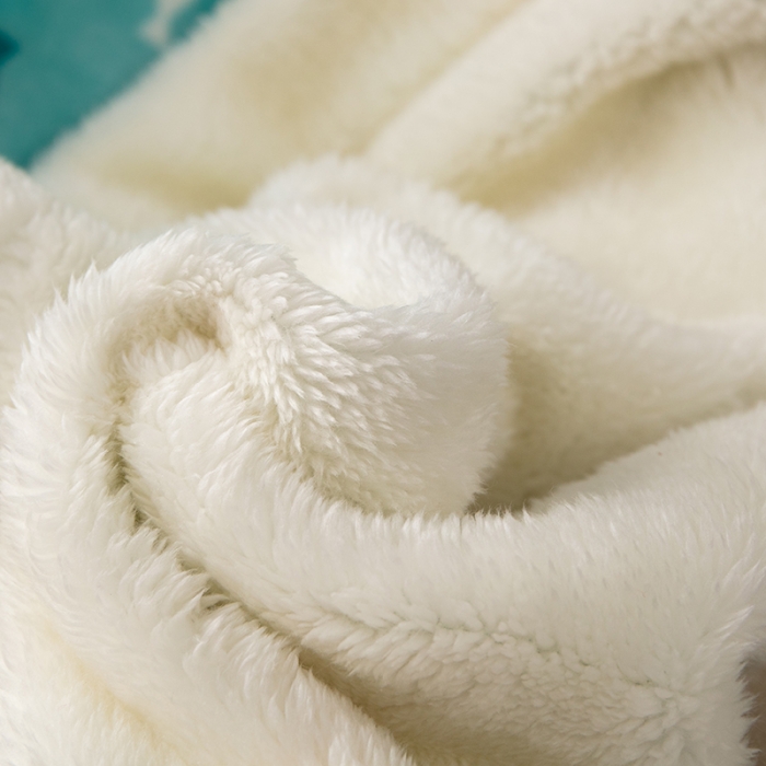 91家纺网 家纺一手货源 找家纺 来菲毛毯2025新款北极绒复合毯加收双层羊羔绒印花毯子美人鱼