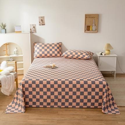 91家纺网 家纺一手货源 找家纺 （总）芃成 2022新款全棉老粗布床单款