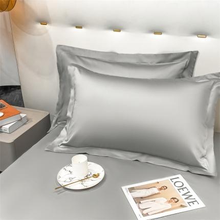 （总）凯磊  2022新款纯棉梦曼纯色单品枕套一对装